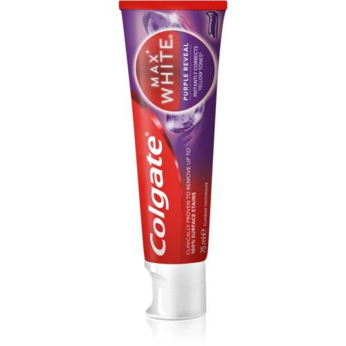 Colgate Max White Purple Reveal αναζωογονητική οδοντόκρεμα 75 μλ