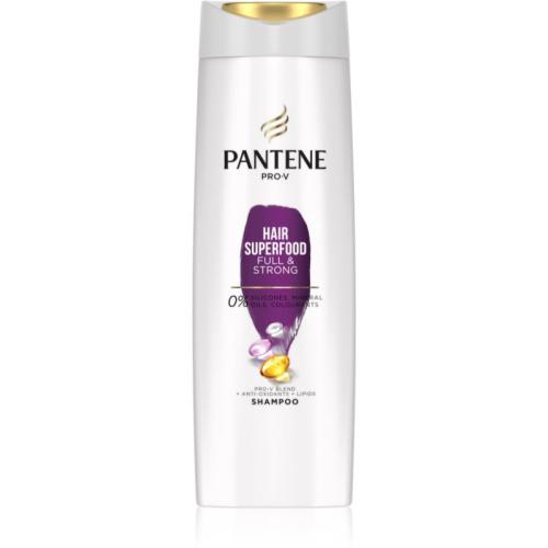 Pantene Hair Superfood Full & Strong σαμπουάν για θρέψη και λάμψη 400 μλ