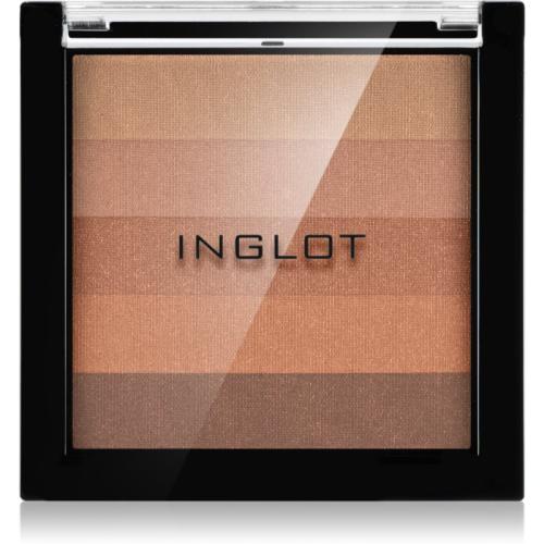 Inglot AMC συμπραγής πούδρα μπρονζερ απόχρωση 80 10 γρ