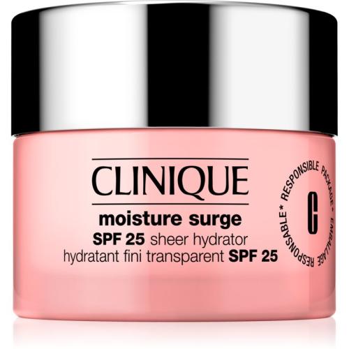 Clinique Moisture Surge™ SPF 25 Sheer Hydrator θρεπτική και ενυδατική κρέμα ημέρας SPF 25 50 μλ