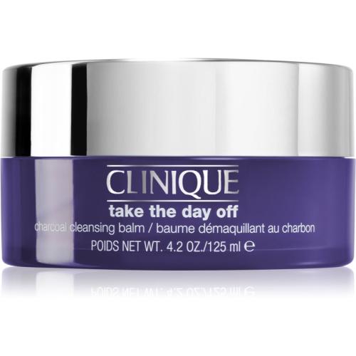 Clinique Take The Day Off™ Charcoal Detoxifying Cleansing Balm βάλσαμο για ντεμακιγιάζ και καθαρισμό με ενεργό άνθρακα 125 ml