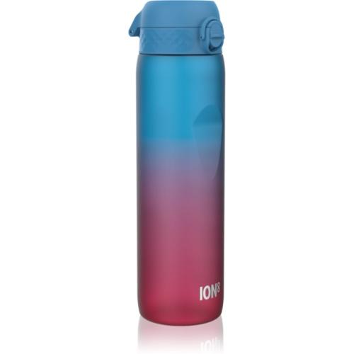 Ion8 Leak Proof μπουκάλι νερού μεγάλος Motivator Blue & Pink 1000 μλ