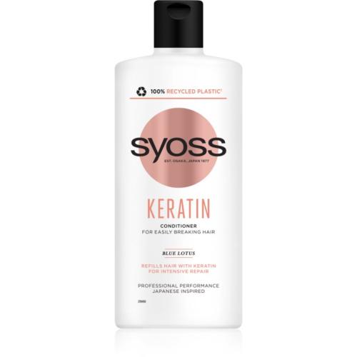 Syoss Keratin κοντίσιονερ για εύθραυστα και ταλαιπωρημένα μαλλιά 440 ml