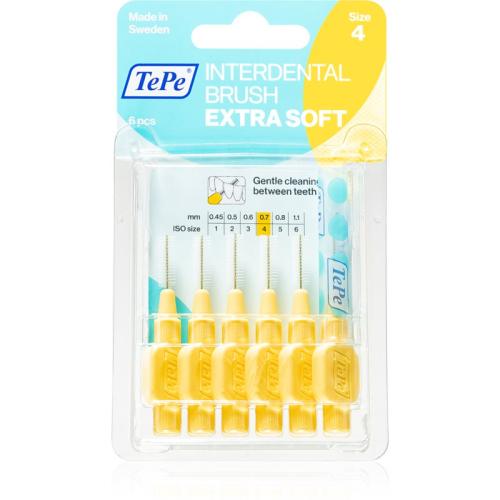 TePe Interdental Brush Extra Soft μεσοδόντια βουρτσάκια 0,7 mm 6 τμχ