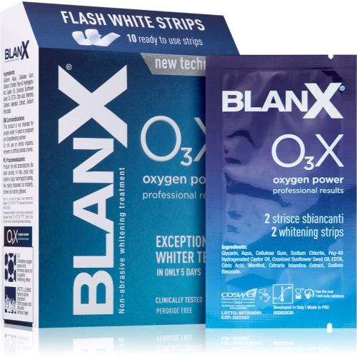 BlanX O3X Strips λευκαντικές ταινίες για δόντια 10 τμχ