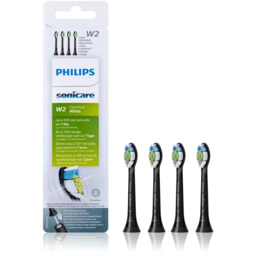 Philips Sonicare Optimal White Standard HX6064/11 ανταλλακτική κεφαλή για οδοντόβουρτσα Black 4 τμχ