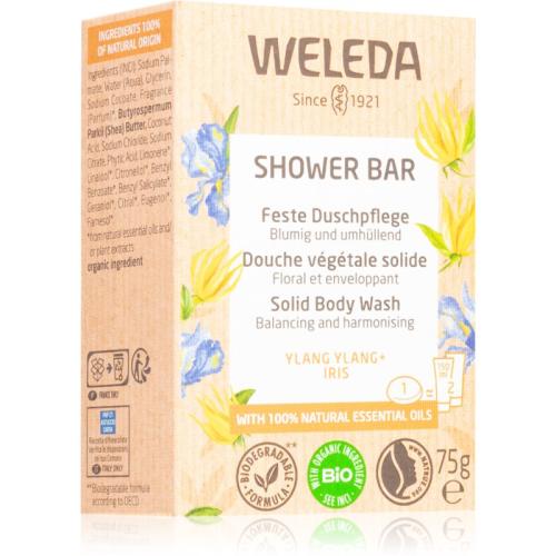 Weleda Shower Bar φυτικό σαπούνι με άρωμα λουλουδιών 75 γρ