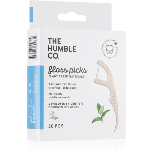The Humble Co. Floss Picks οδοντικές οδοντογλυφίδες Mint 50 τμχ
