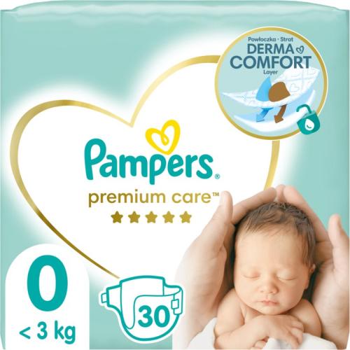 Pampers Premium Care Newborn Size 0 πάνες μίας χρήσης < 2,5 kg 30 τμχ