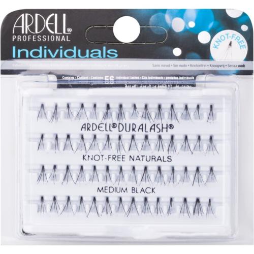 Ardell Individuals αυτοκόλητες βλεφαρίδες σε τουφάκια χωρίς κόμπο Medium Black 56 τμχ