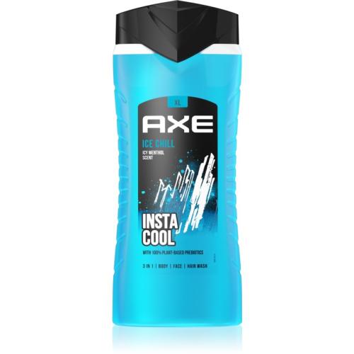 Axe Ice Chill δροσιστικό τζελ ντους 3 σε 1 400 μλ