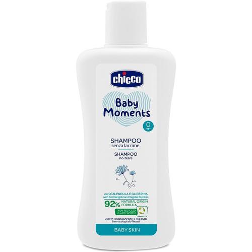 Chicco Baby Moments παιδικό σαμπουάν για τα μαλλιά 200 ml