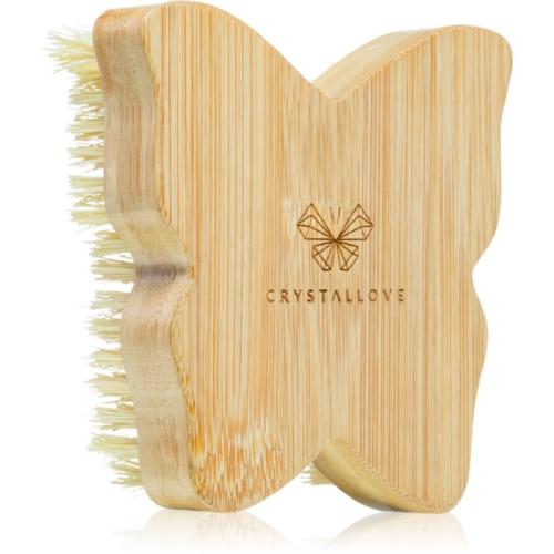 Crystallove Bamboo Butterfly Agave Body Brush βούρτσα για μασάζ για το σώμα 1 τμχ
