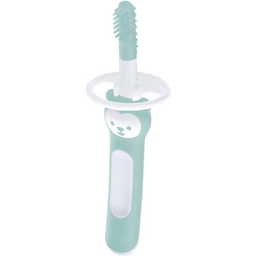 MAM Massaging Brush οδοντόβουρτσα για παιδιά 3m+ Turquoise 1 τμχ