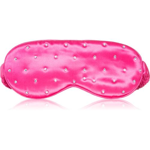 Crystallove Crystalized Silk Eye Mask Μάσκα ύπνου χρώμα Hot Pink 1 τμχ