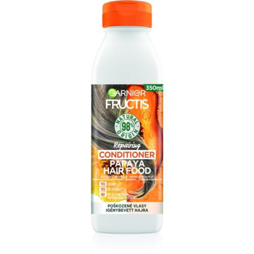 Garnier Fructis Papaya Hair Food αναγεννητικό μαλακτικό για κατεστραμμένα μαλλιά 350 μλ