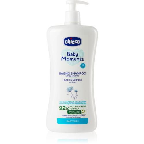Chicco Baby Moments Bath Shampoo σαμπουάν για ολόκληρο το σώμα για παιδιά από τη γέννηση 0 m+ 500 ml