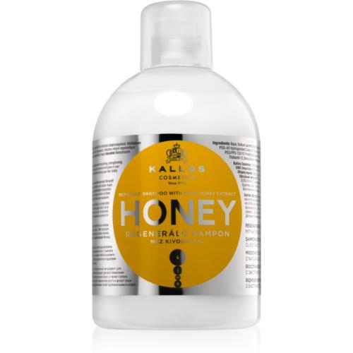 Kallos Honey ενυδατικό και αναζωογονητικό σαμπουάν για ξηρά και κατεστραμμένα μαλλιά 1000 μλ