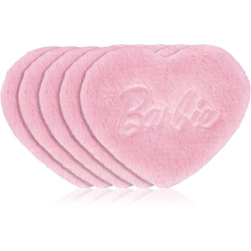 GLOV Barbie Ultrasoft Reusable Pads πλενόμενοι δίσκοι ντεμακιγιάζ τύπος Hearts Pink 5 τμχ