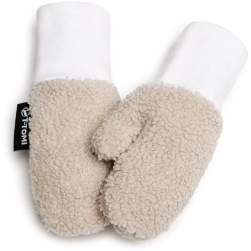 T-TOMI TEDDY Gloves Cream γάντι για παιδιά από τη γέννηση 6-12 months 1 τμχ