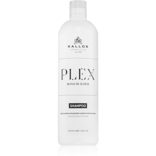Kallos Plex Shampoo αναγεννητικό σαμπουάν για κατεστραμμένα, χημικά επεξεργασμένα μαλλιά 1000 ml
