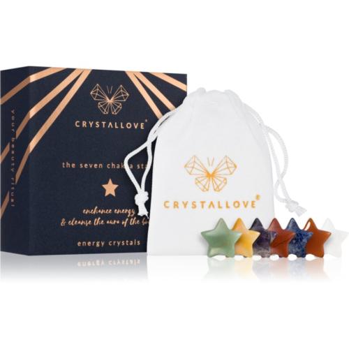 Crystallove Energy Crystals The Seven Chakra Stars οδηγίες για μασάζ 7 τμχ