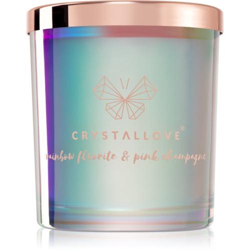 Crystallove Crystalized Scented Candle Rainbow Fluorite αρωματικό κερί 220 γρ