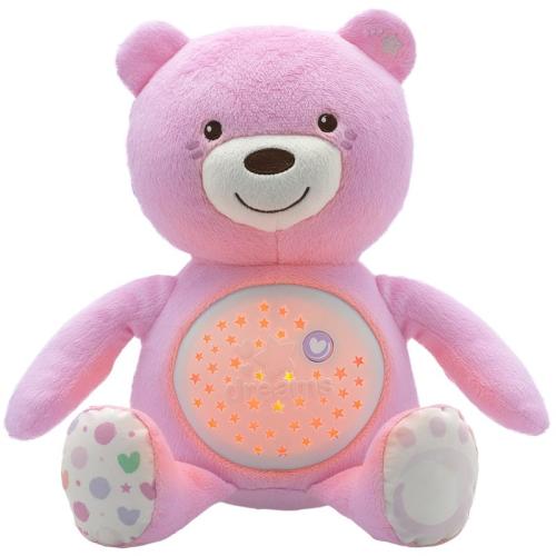 Chicco Baby Bear First Dreams βιντεοπροβολέας με μελωδία Pink 0 m+ 1 τμχ