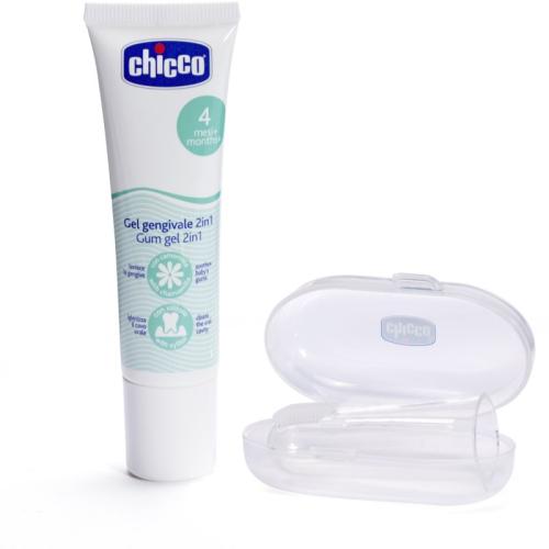 Chicco Oral Care Set Σετ οδοντιατρικής φροντίδας για μωρά 4 m+ 1 τμχ