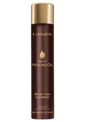 L'ANZA Keratin Healing Oil Brush Thru Hair Spray (350ml)
