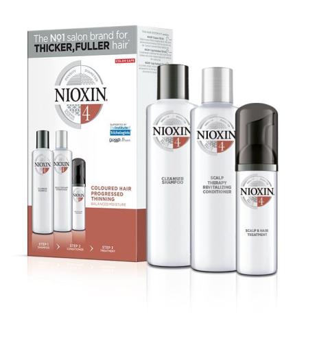 Nioxin Trial Kit System 4 (Σαμπουάν 150ml, Conditioner 150ml, Θεραπεία 40ml)
