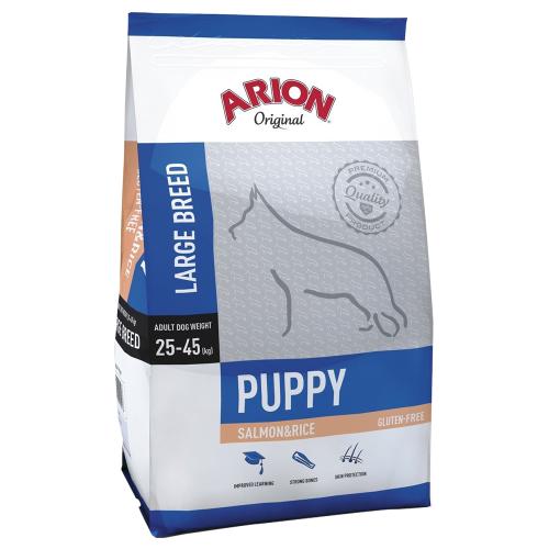 Arion Original Puppy Large Breed, σολομός και ρύζι - 12 kg