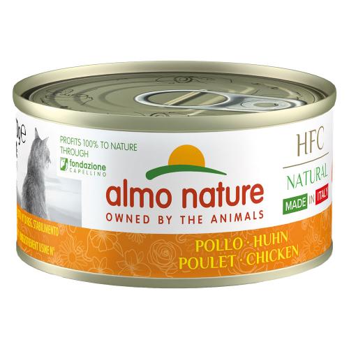 Πακέτο Προσφοράς Almo Nature HFC Natural Made in Italy 12 x 70 g - Κοτόπουλο