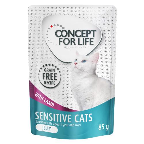 Concept for Life Sensitive Cats Αρνί Χωρίς Δημητριακά - σε Ζελέ - 24 x 85 g