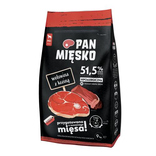 Pan Mięsko Medium Βοδινό με Κατσικίσιο Κρέας - Πακέτο Προσφοράς: 2 x 9 kg