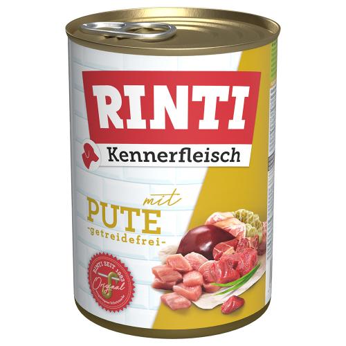 Πακέτο Προσφοράς RINTI Kennerfleisch 12 x 400 g - Γαλοπούλα