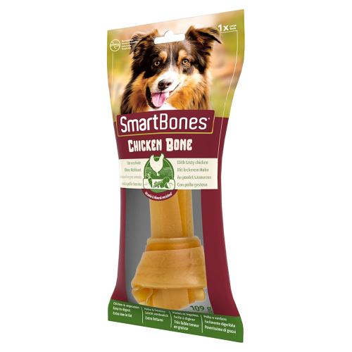 SmartBones Κόκκαλο Κοτόπουλο για Μεγαλόσωμους Σκύλους - 3 x 1 τεμάχιο (327 g)