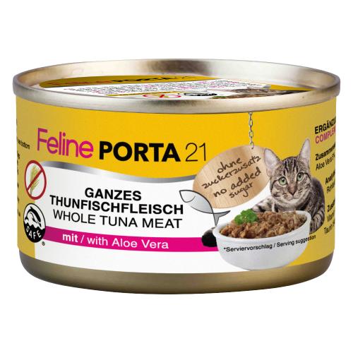 Feline Porta 21, 6 x 90 g - Τόνος με Αλόη (χωρίς δημητριακά)