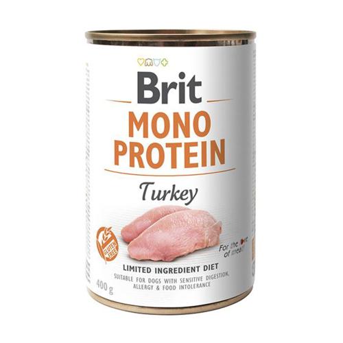 Πακέτο Προσφοράς Brit Mono Protein 12 x 400 g - Γαλοπούλα