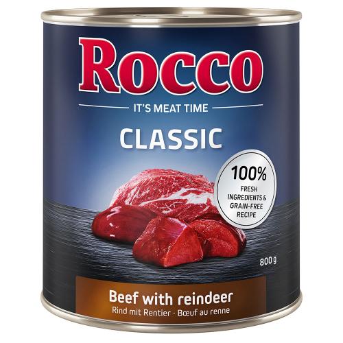 Πακέτο Προσφοράς Rocco Classic 24 x 800 g - Βοδινό με Τάρανδο
