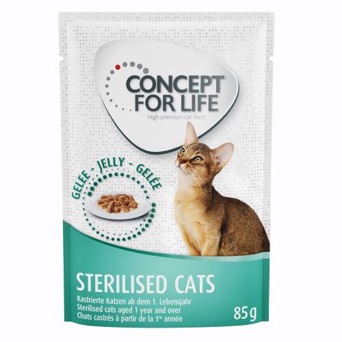 Concept for Life Sterilised Cats - σε Ζελέ - 48 x 85 g