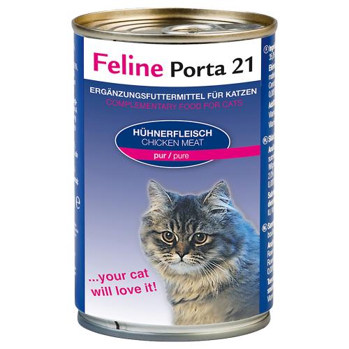 Feline Porta 21, 6 x 400 g - Κρέας Κοτόπουλου pure