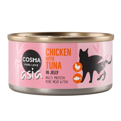 Πακέτο Προσφοράς Cosma Asia σε Ζελέ 24 x 170 g - Κοτόπουλο & Τόνος