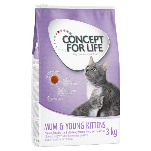Concept for Life Mum & Young Kittens - Βελτιωμένη Συνταγή! - 3 kg