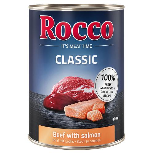 Πακέτο Προσφοράς Rocco Classic 24 x 400 g - Βοδινό με Σολομό