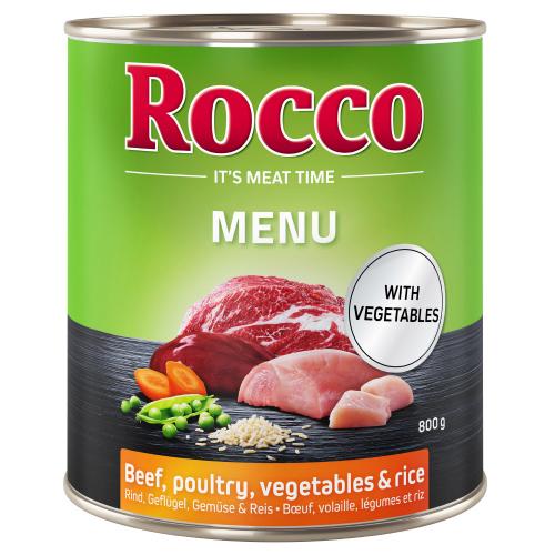 Rocco Menu 6 x 800 g - Βοδινό με πουλερικά