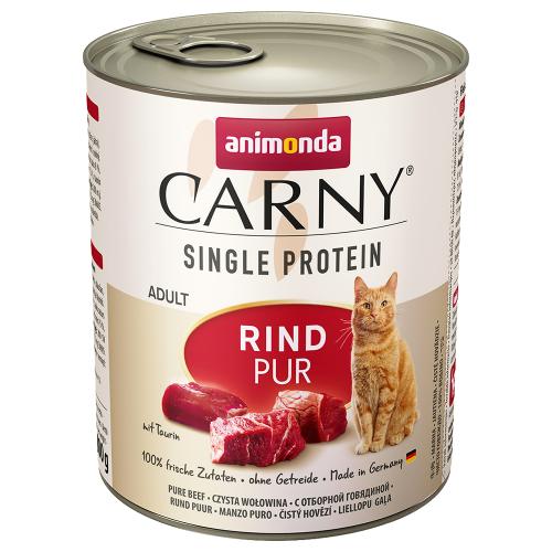 Animonda Carny Single Protein Adult 6 x 800 g - Βοδινό