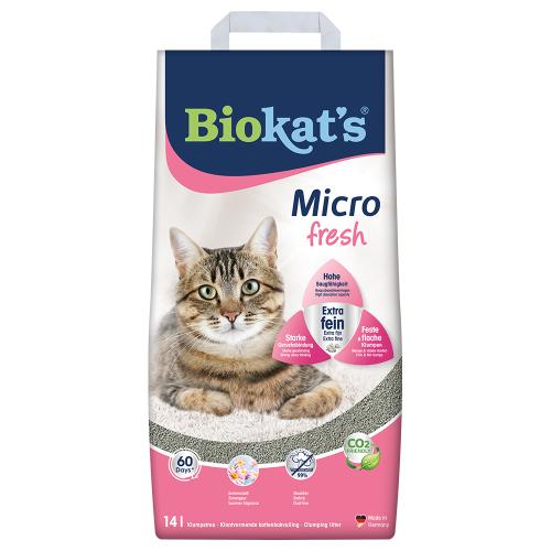 Biokat's Micro Fresh Άμμος για Γάτες - 14 l