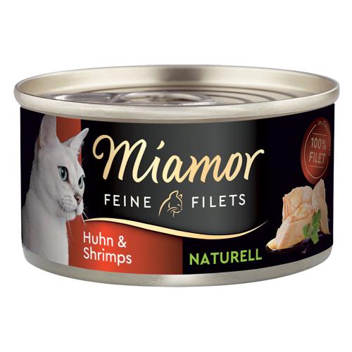 Miamor Feine Filets Naturelle 6 x 80 g - Κοτόπουλο & Γαρίδες