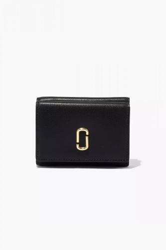 MARC JACOBS ΠΟΡΤΟΦΟΛΙ THE TRIFOLD LOGO MAYΡΟ
